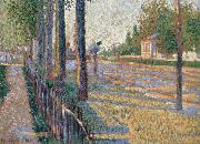 Paul Signac the jun ction at bois colombes opus 130 painting